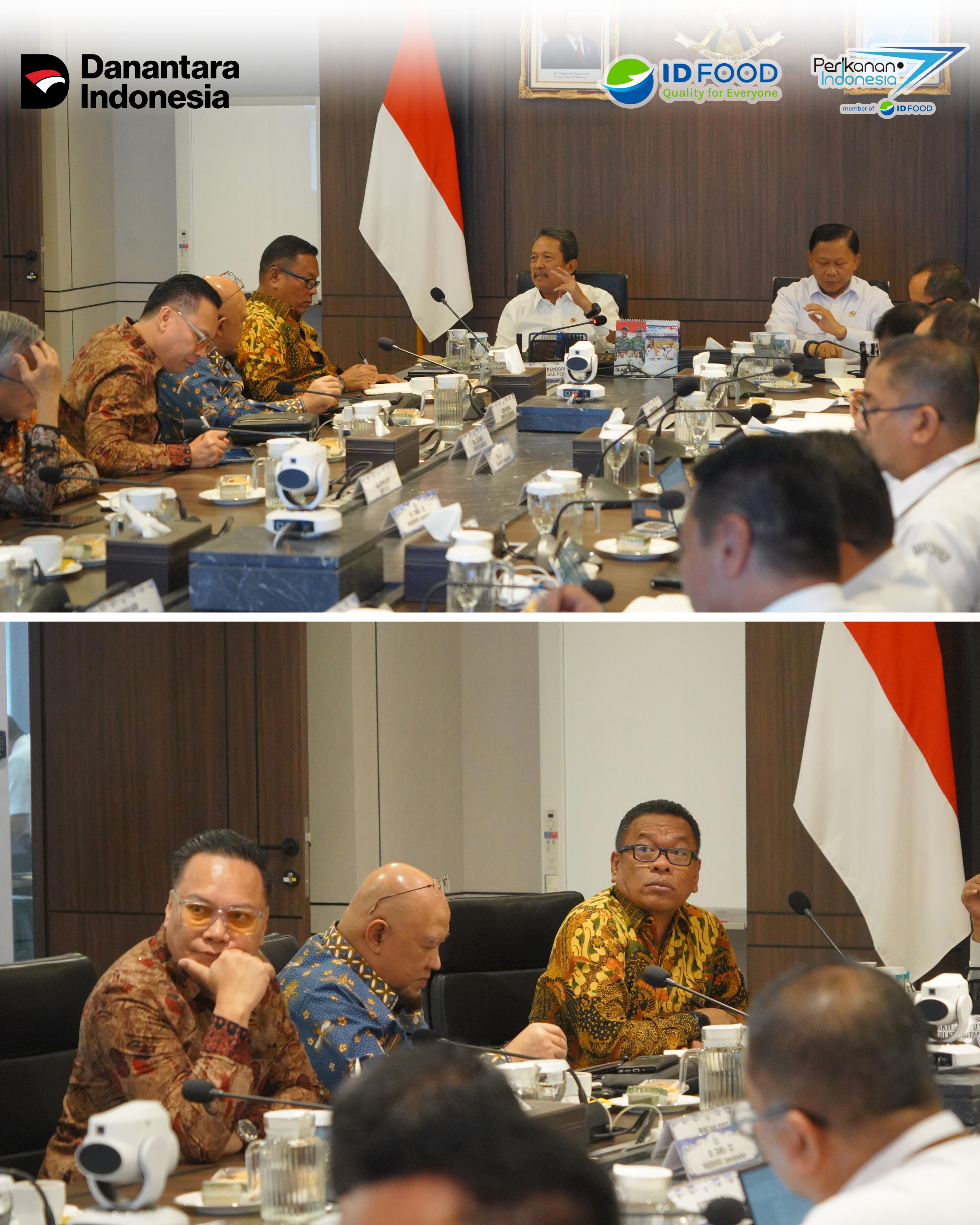 Menteri Trenggono Dukung PT Perikanan Indonesia sebagai motor penggerak produktivitas perikanan dan kelautan