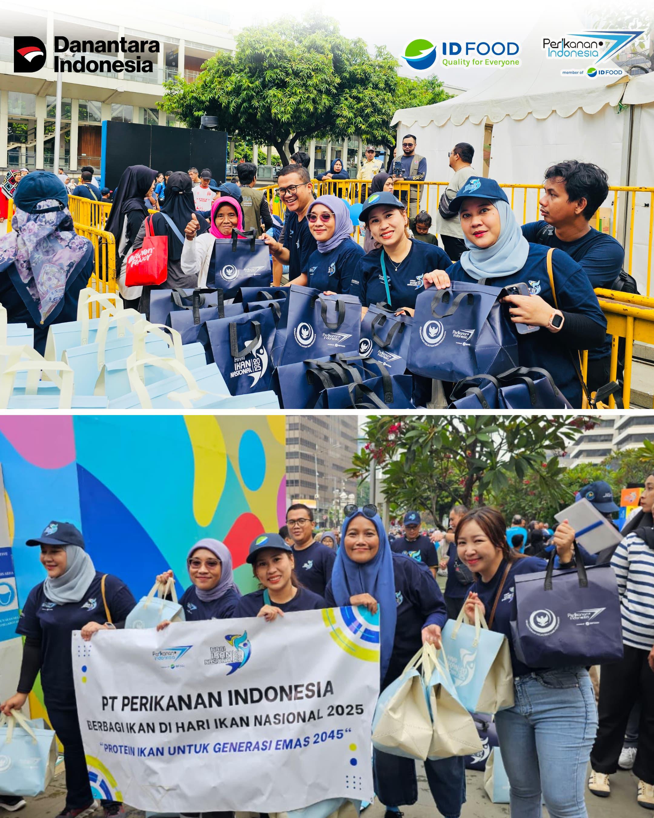 Tingkatkan Konsumsi Ikan Masyarakat, PT Perikanan Indonesia Bagikan Paket Ikan ke Gen Alpha dan Masyarakat di Hari Ikan Nasional 2025