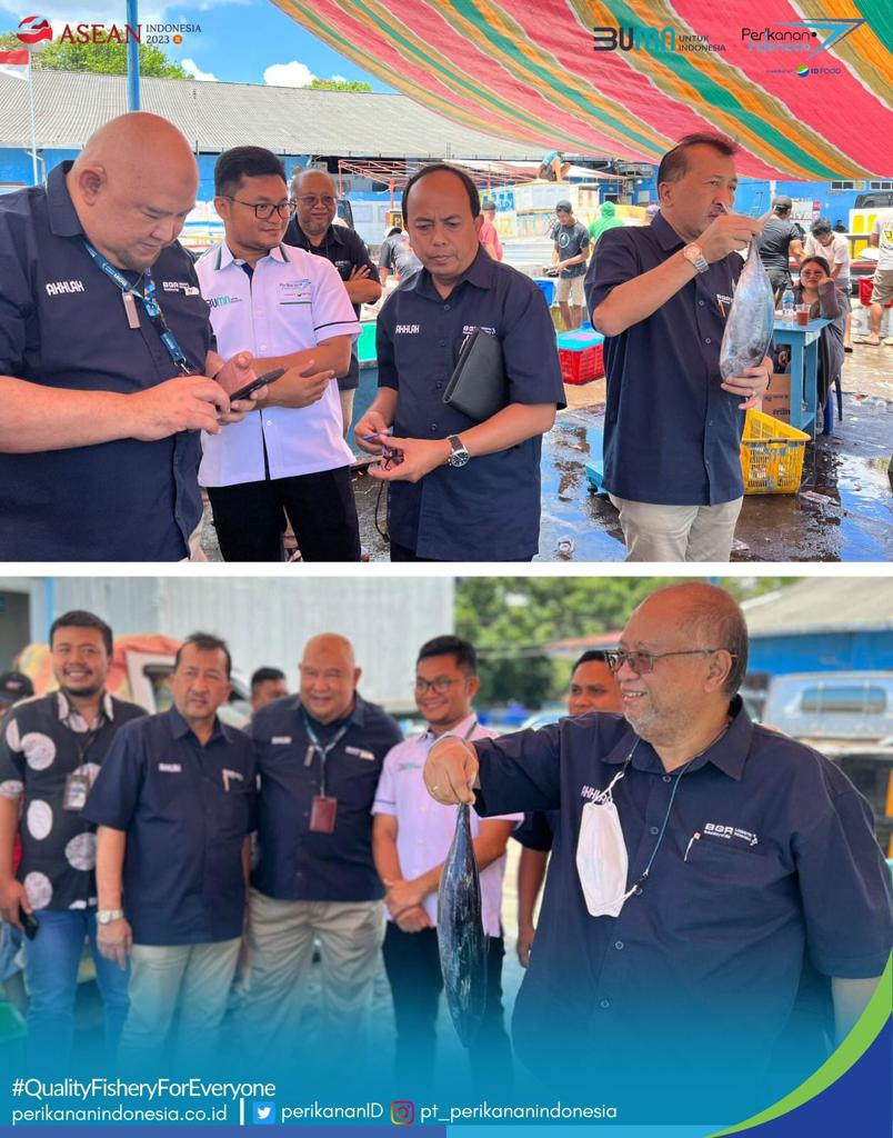 PT Perikanan Indonesia Cabang Bitung menerima kunjungan dari PT BGR Logistik Indonesia