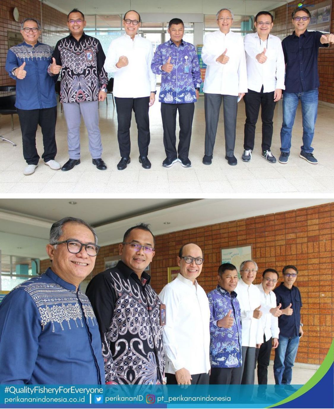 PT Perikanan Indonesia menggelar acara Halal Bi Halal dengan tema Jabat Erat Silaturahmi, Makin Erat Makin Bermanfaat