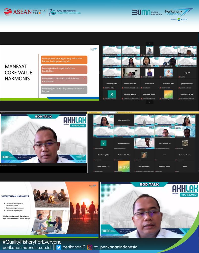 BOD Talk Series Harmonis : Narasumber Fajar Widisasono