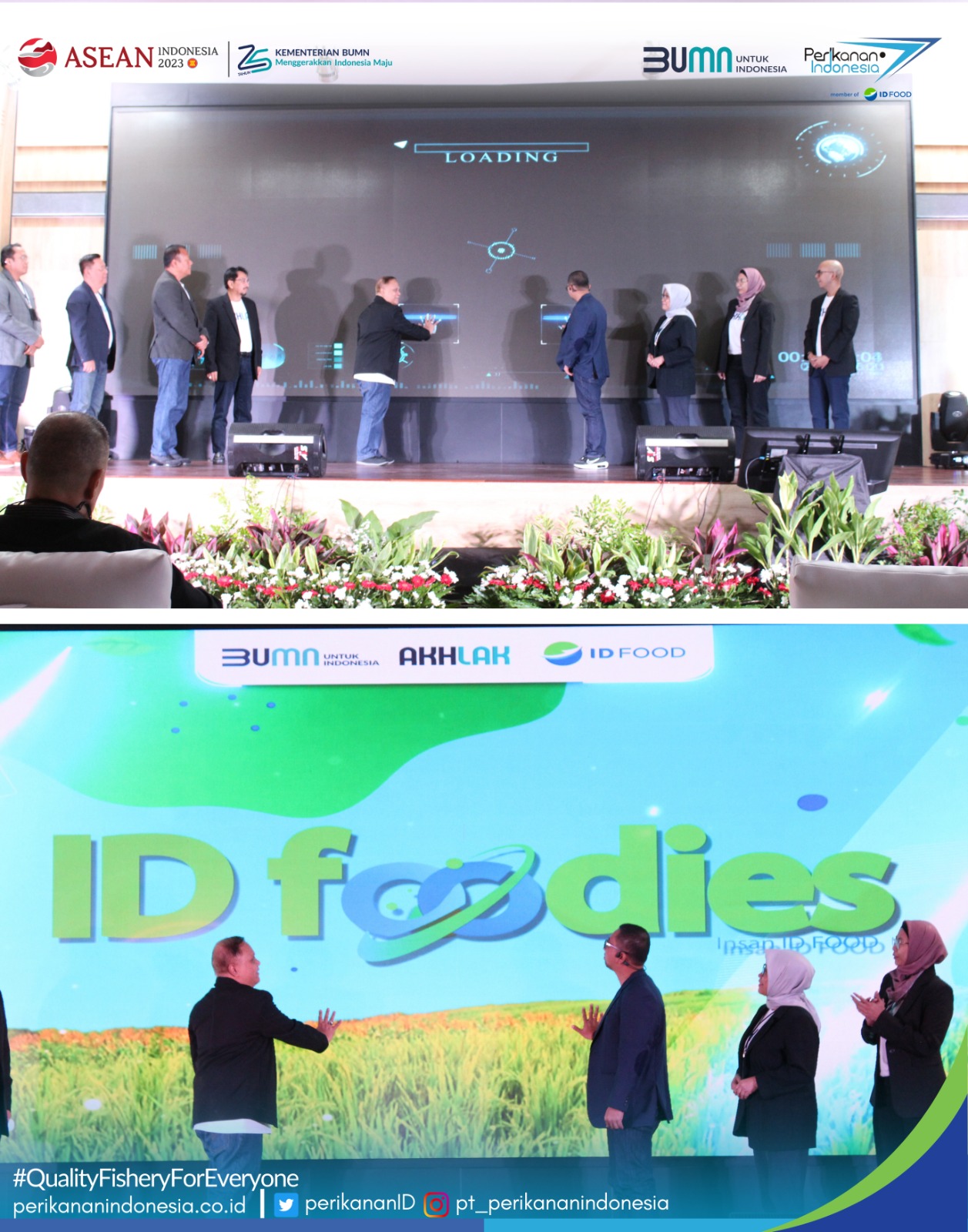 PT Perikanan Indonesia Kantongi 2 Juara sekaligus dalam perayaan ID FOOD 3th AKHLAK Townhall