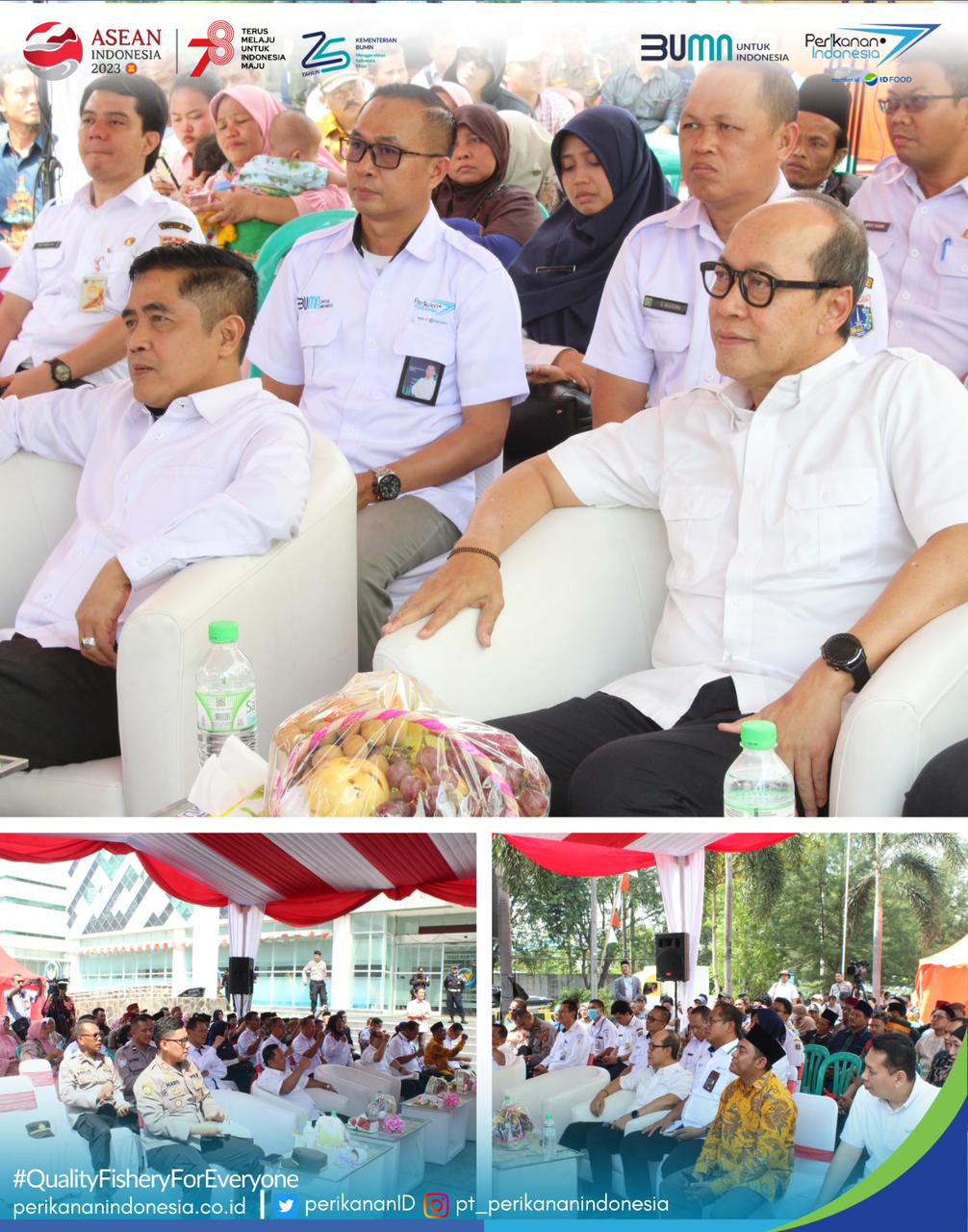 PT Perikanan Indonesia mendukung UMKM Perikanan agar berdaya saing tinggi melalui acara HPN for UMKM di Pasar Ikan Modern Muara Baru