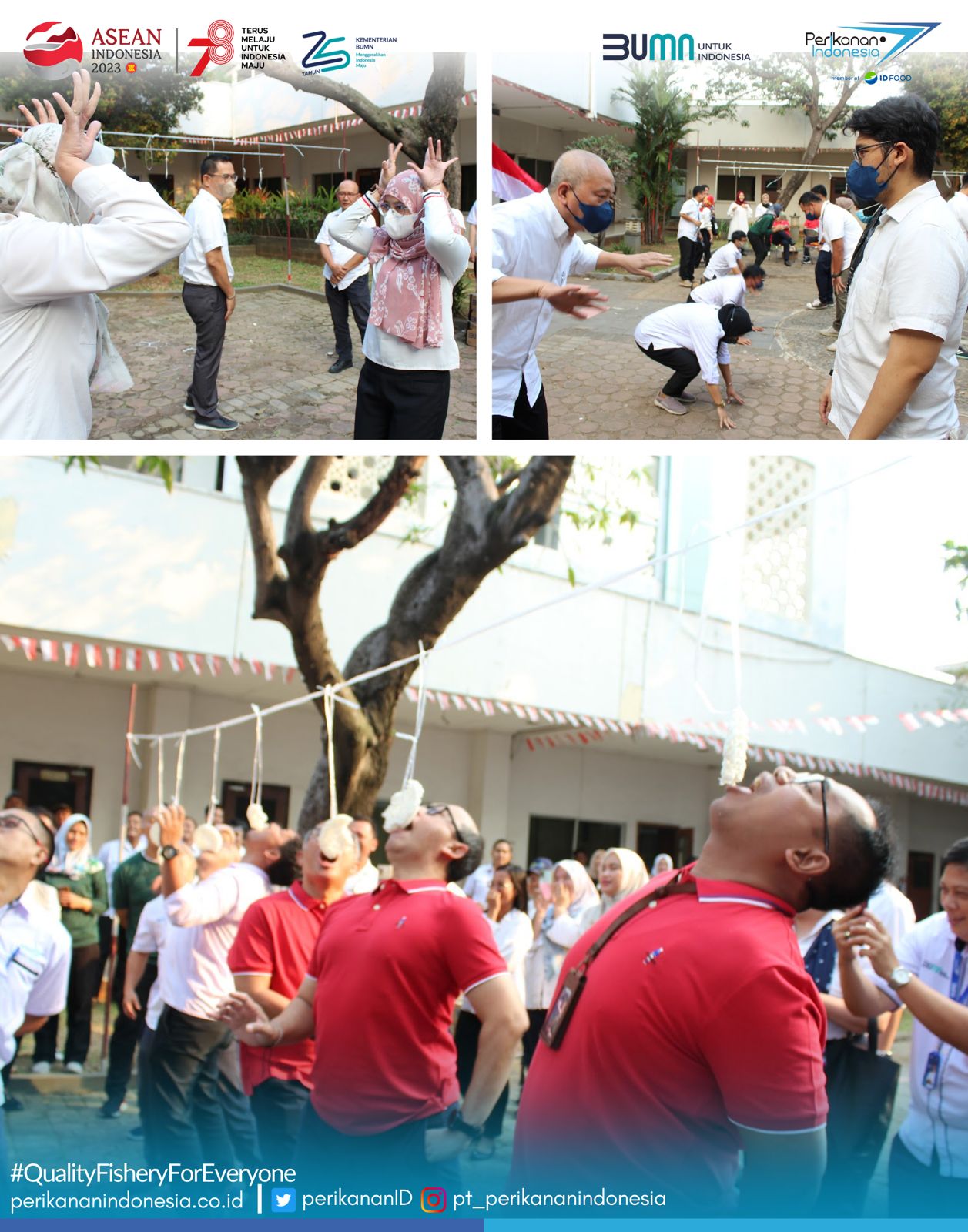 PT Perikanan Indonesia menggelar rangkaian acara untuk menyemarakkan HUT ke-78 Kemerdekaan Republik Indonesia pada 14-18 Agustus 2023