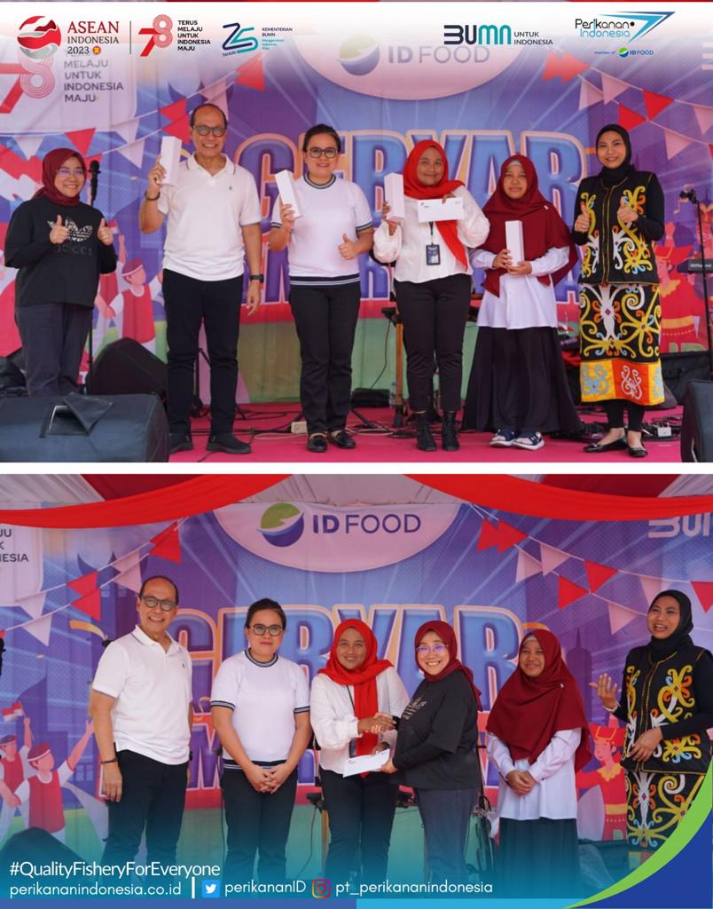 PT Perikanan Indonesia berhasil menyabet juara dalam lomba memasak se-ID FOOD Group
