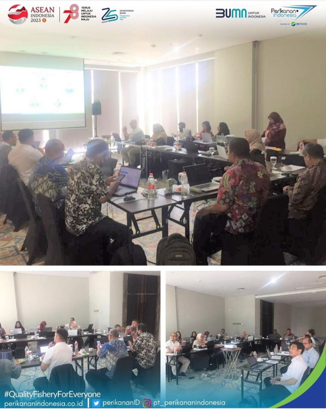 PT Perikanan Indonesia berkontribusi dalam penyusunan mini kurikulum magang Blue Fishing Port Institut Pertanian Bogor