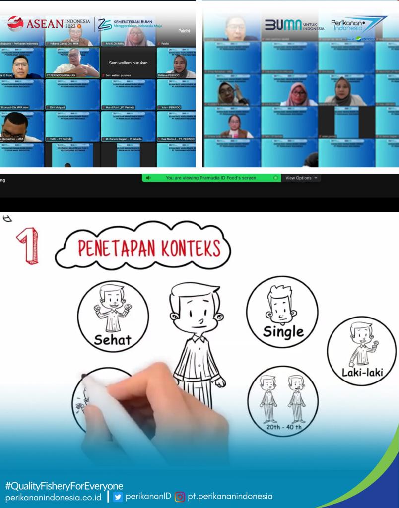 PT Perikanan Indonesia menggelar Sosialisasi Budaya Sadar Risiko di Lingkungan Perusahaan
