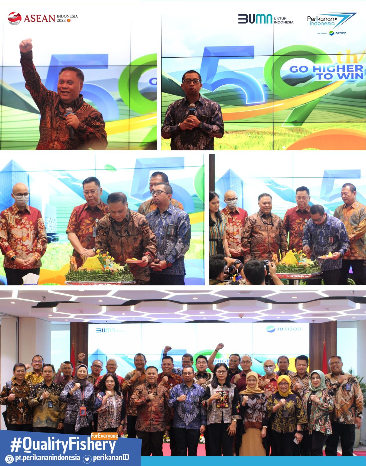 Inovasi PT Perikanan Indonesia dalam kategori Environmental, Social, Governance (ESG) berhasil memboyong piala pada I FIND 2023