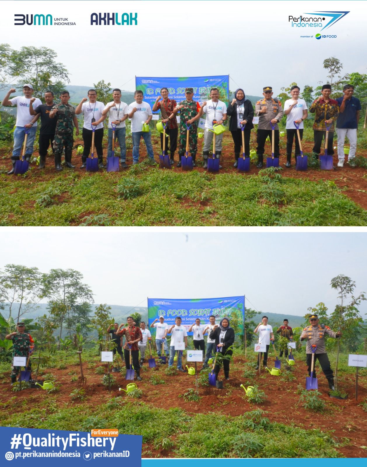 PT Perikanan Indonesia dan ID FOOD Group Implementasikan Program Kolaborasi TJSL di Cianjur, Jawa Barat