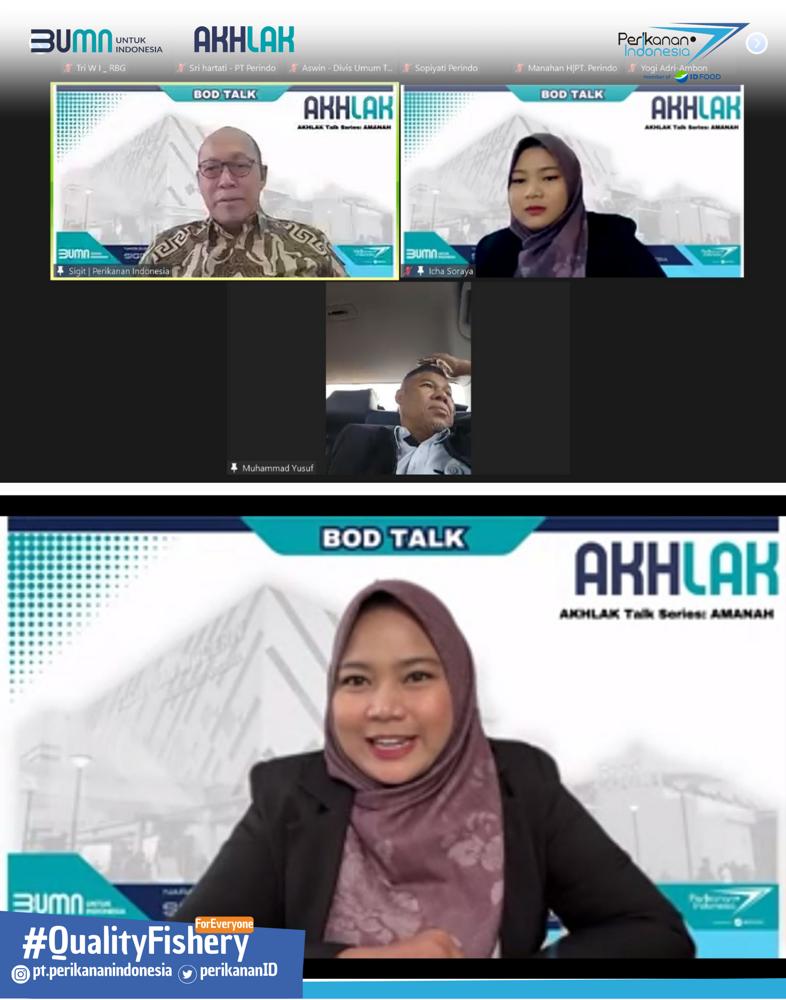 PT Perikanan Indonesia menggelar BOD Talk dengan tema Amanah dan Isu Strategis Perusahaan