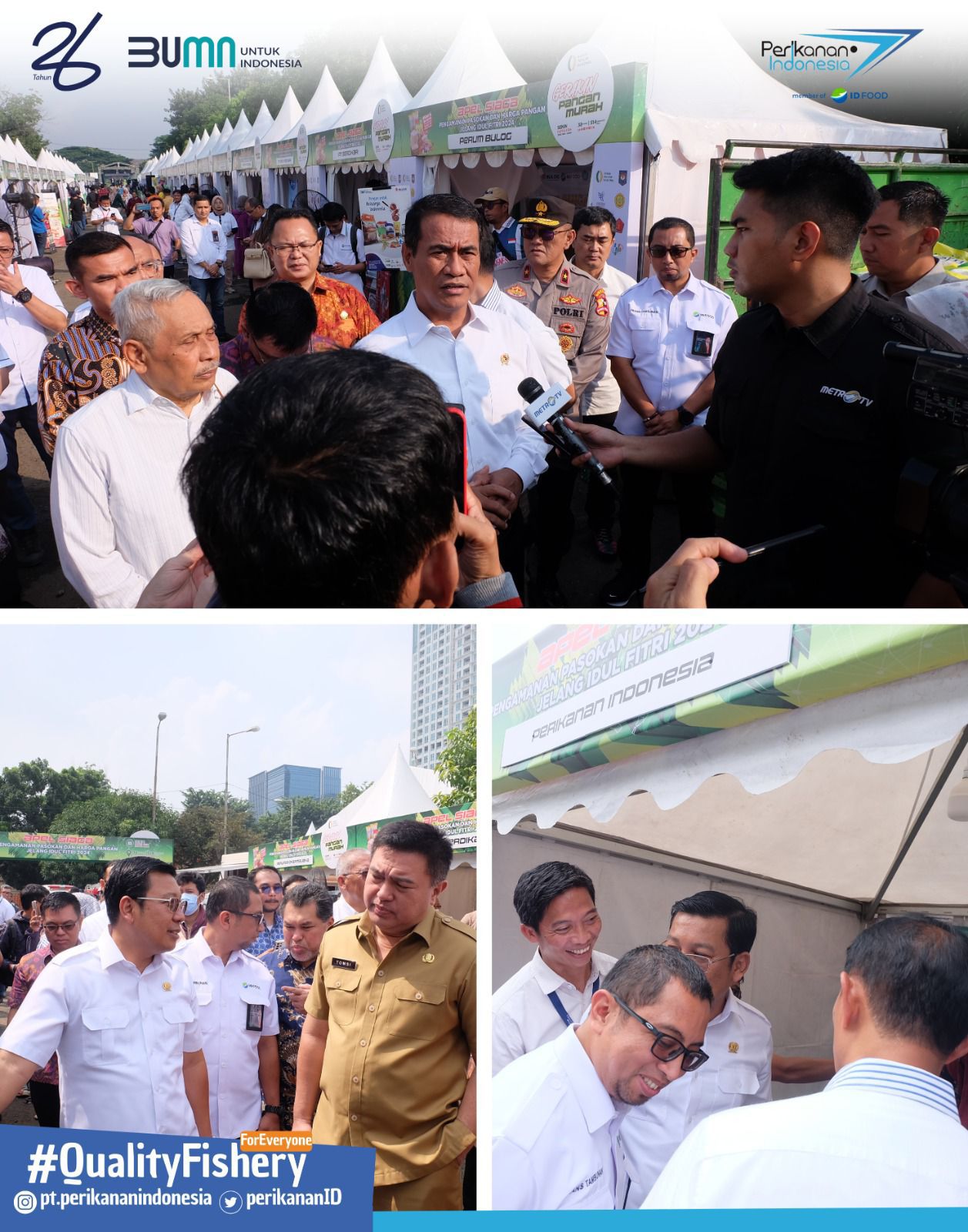 Dalam mendukung semarak Ramadan dan Gerakan Pangan Murah, PT Perikanan Indonesia berpartisipasi dalam pameran pangan