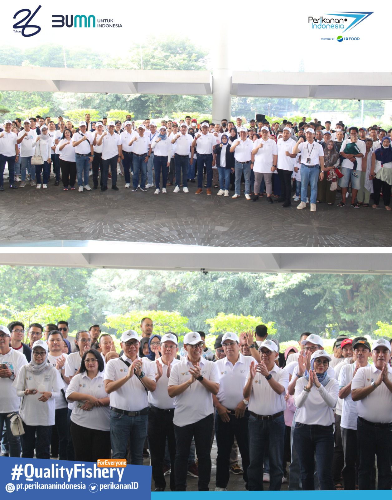 PT Perikanan Indonesia, member of ID FOOD, berpartisipasi dalam mudik gratis bertajuk Mudik Asyik Bareng BUMN 2024