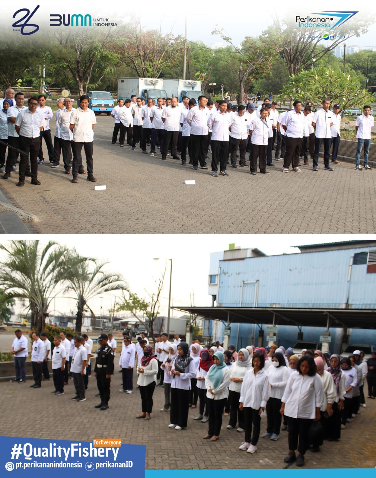PT Perikanan Indonesia menggelar upacara bendera memperingati Hari Kebangkitan Nasional ke-116