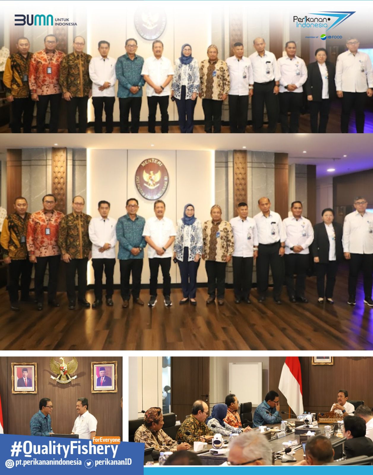 Menteri Trenggono: KKP Dukung PT Perikanan Indonesia Sebagai Mitra dalam Implementasi Kebijakan Pemerintah