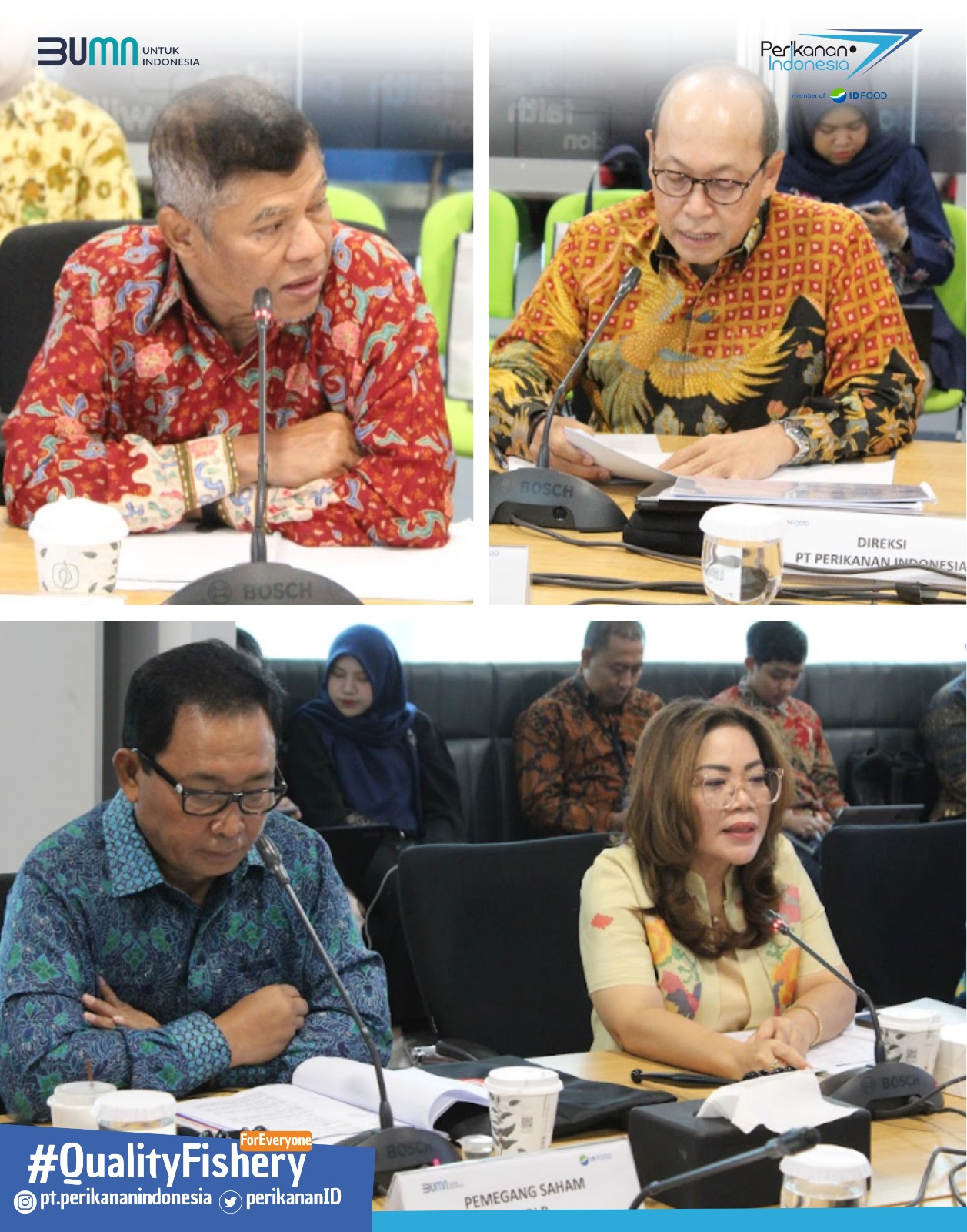 PT Perikanan Indonesia telah melaksanakan Rapat Umum Pemegang Saham Tahun Buku 2023 di Kementerian BUMN