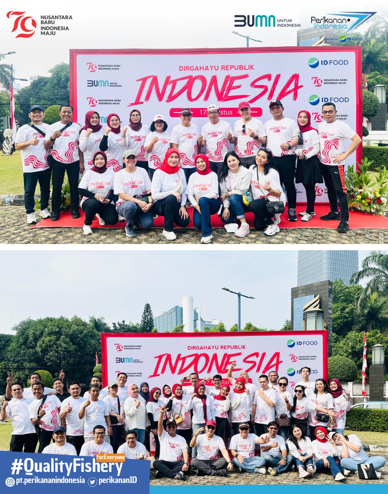 PT Perikanan Indonesia menyemarakkan HUT ke-79 Kemerdekaan Indonesia bersama ID FOOD Group