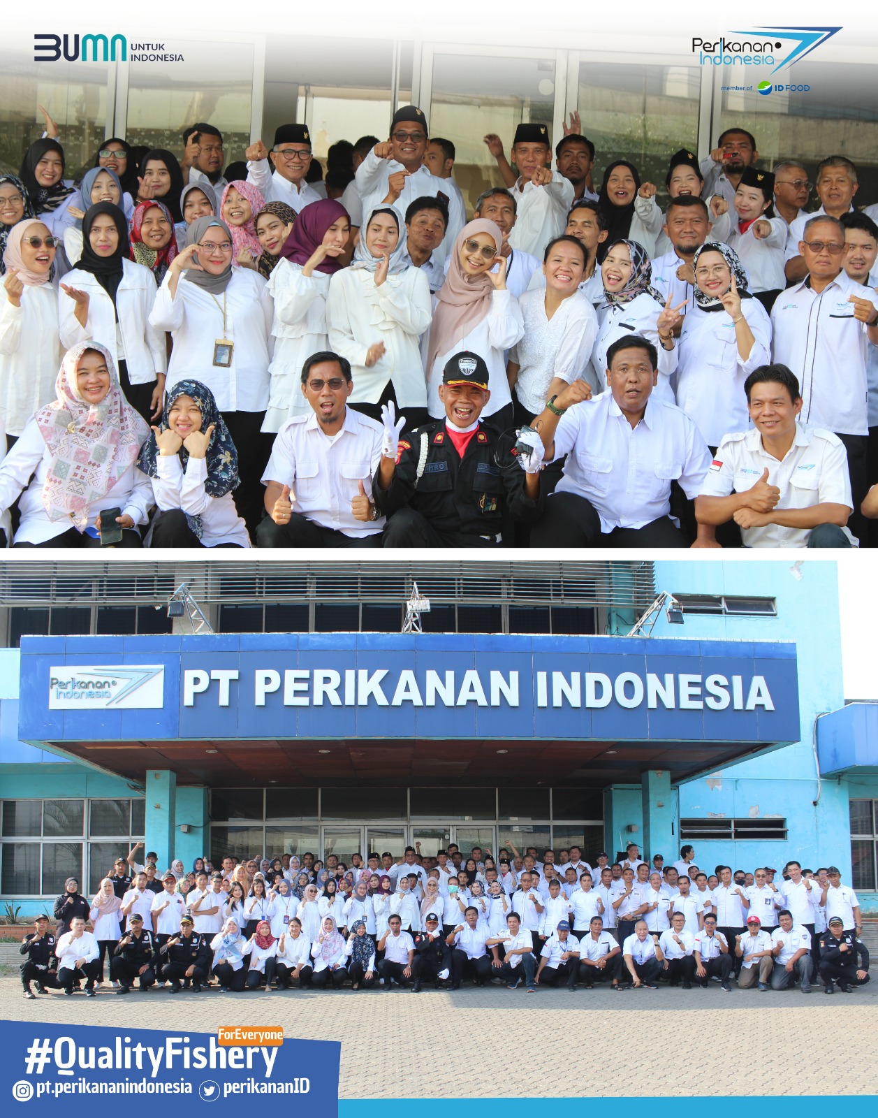 PT Perikanan Indonesia menggelar upacara bendera dalam rangka memperingati Hari Kesaktian Pancasila