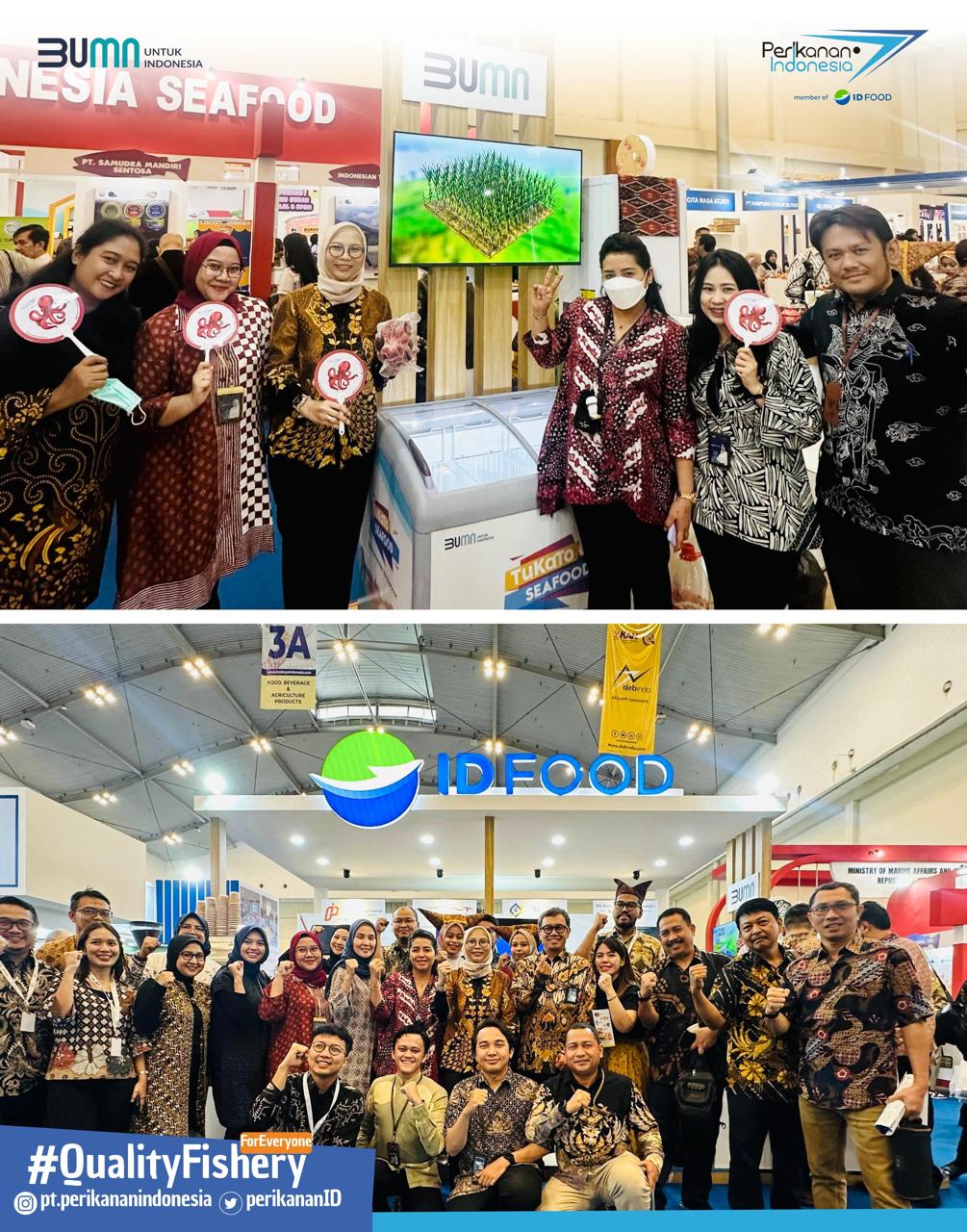 PT Perikanan Indonesia - Member of ID Food turut berpartisipasi dalam ajang Trade Expo Indonesia 2024.