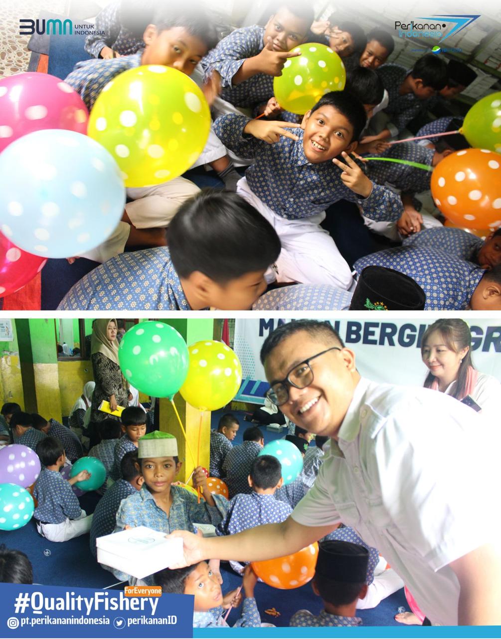 Dukung Program Pemerintah, PT Perikanan Indonesia Bagikan Makan Bergizi Gratis kepada Sekolah Dasar di Penjaringan 