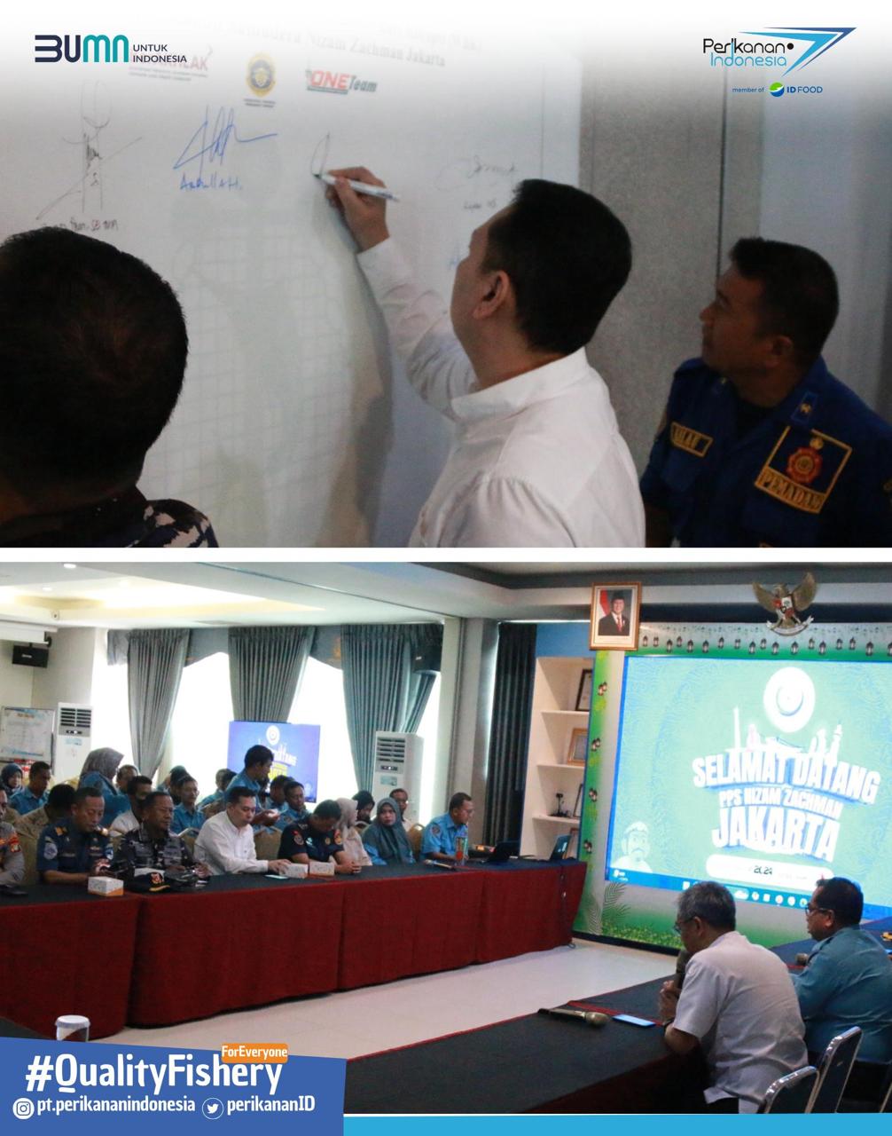 PT Perikanan Indonesia turut serta dalam Penandatanganan Komitmen Bersama Bebas Korupsi 