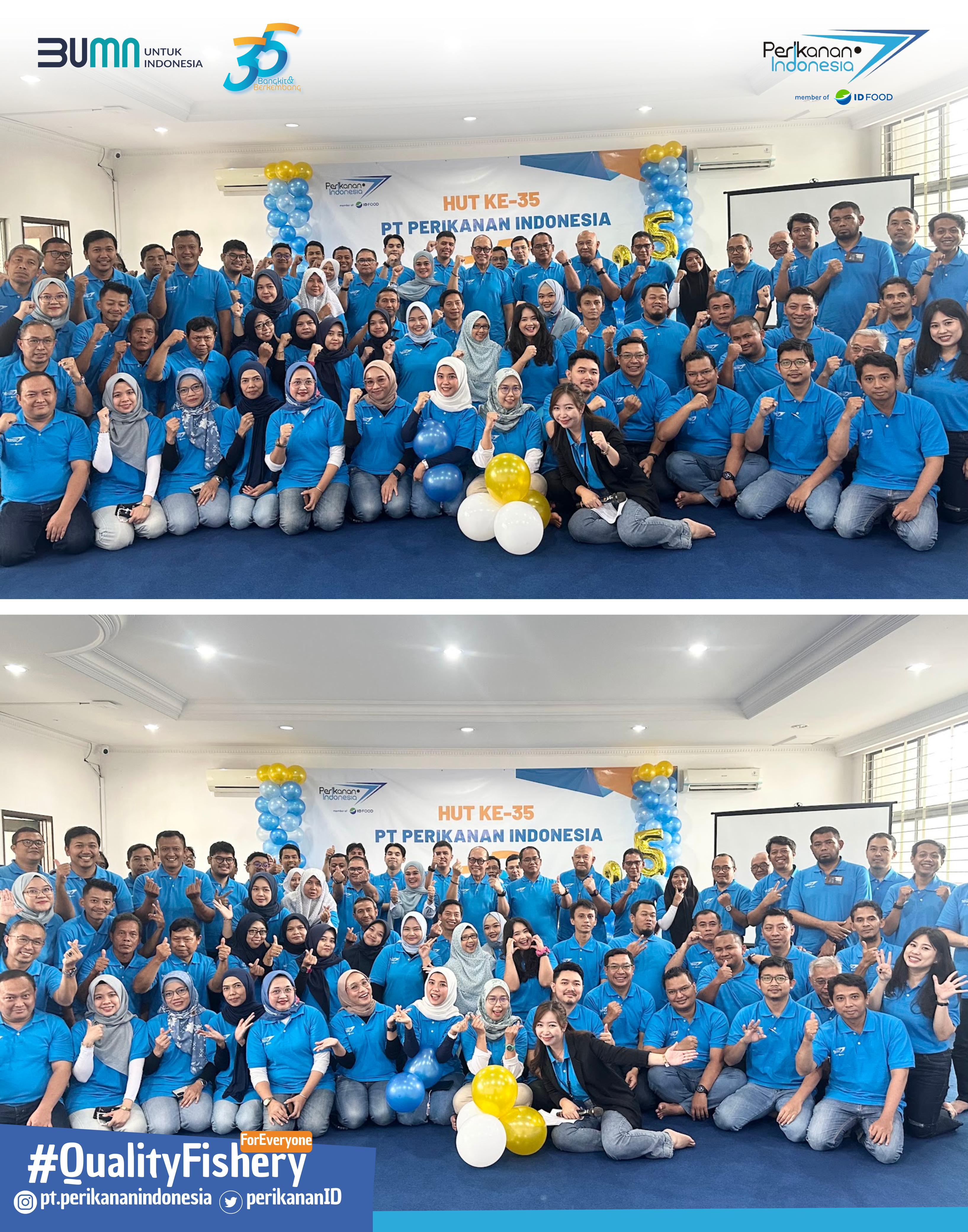 Siap Bangkit dan Berkembang, PT Perikanan Indonesia Rayakan hari ulang tahun ke-35