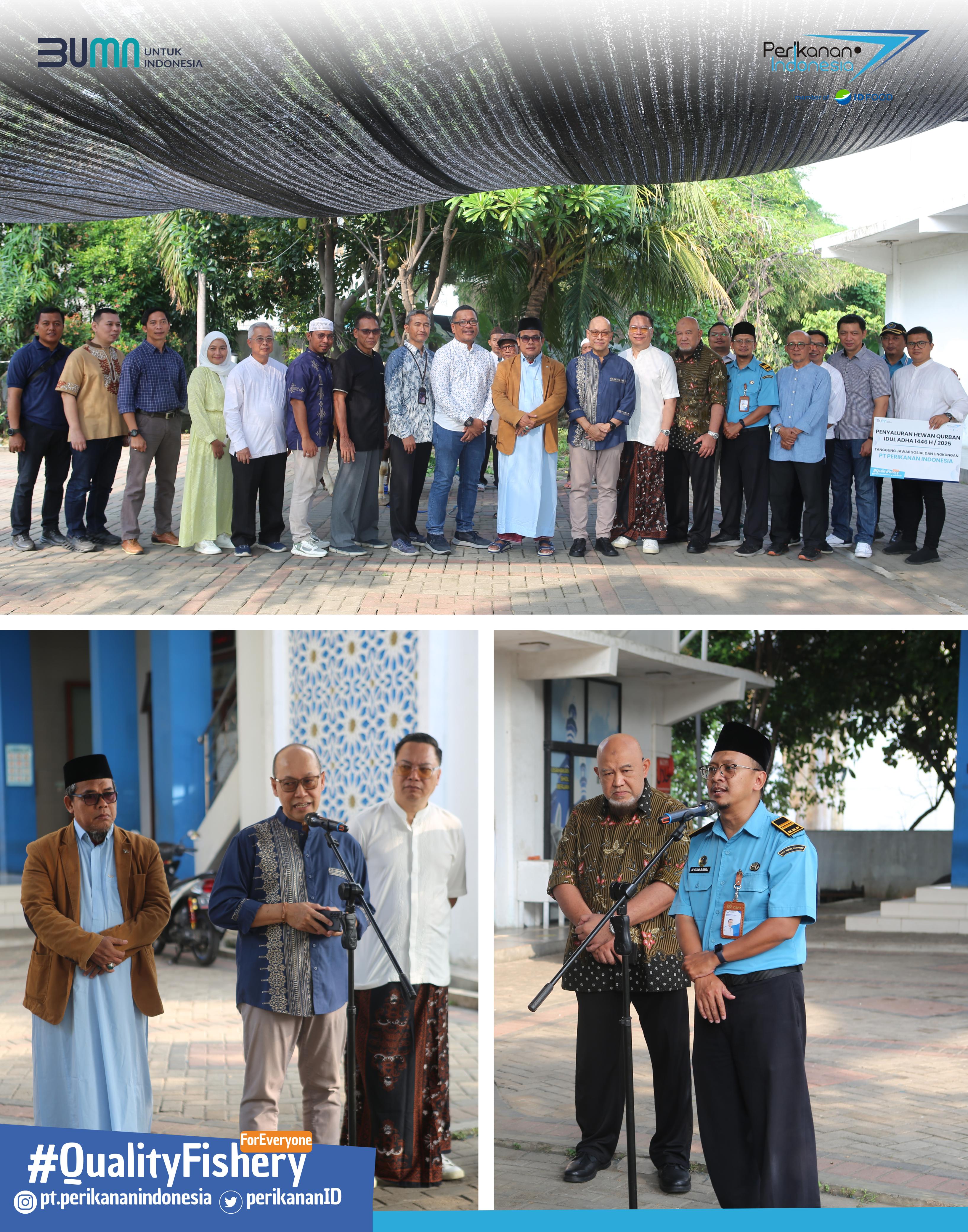 Peringati Hari Raya Idul Adha 1446 H, PT Perikanan Indonesia Salurkan Hewan Kurban Melalui Program Tanggung Jawan Sosial dan Lingkungan (TJSL)