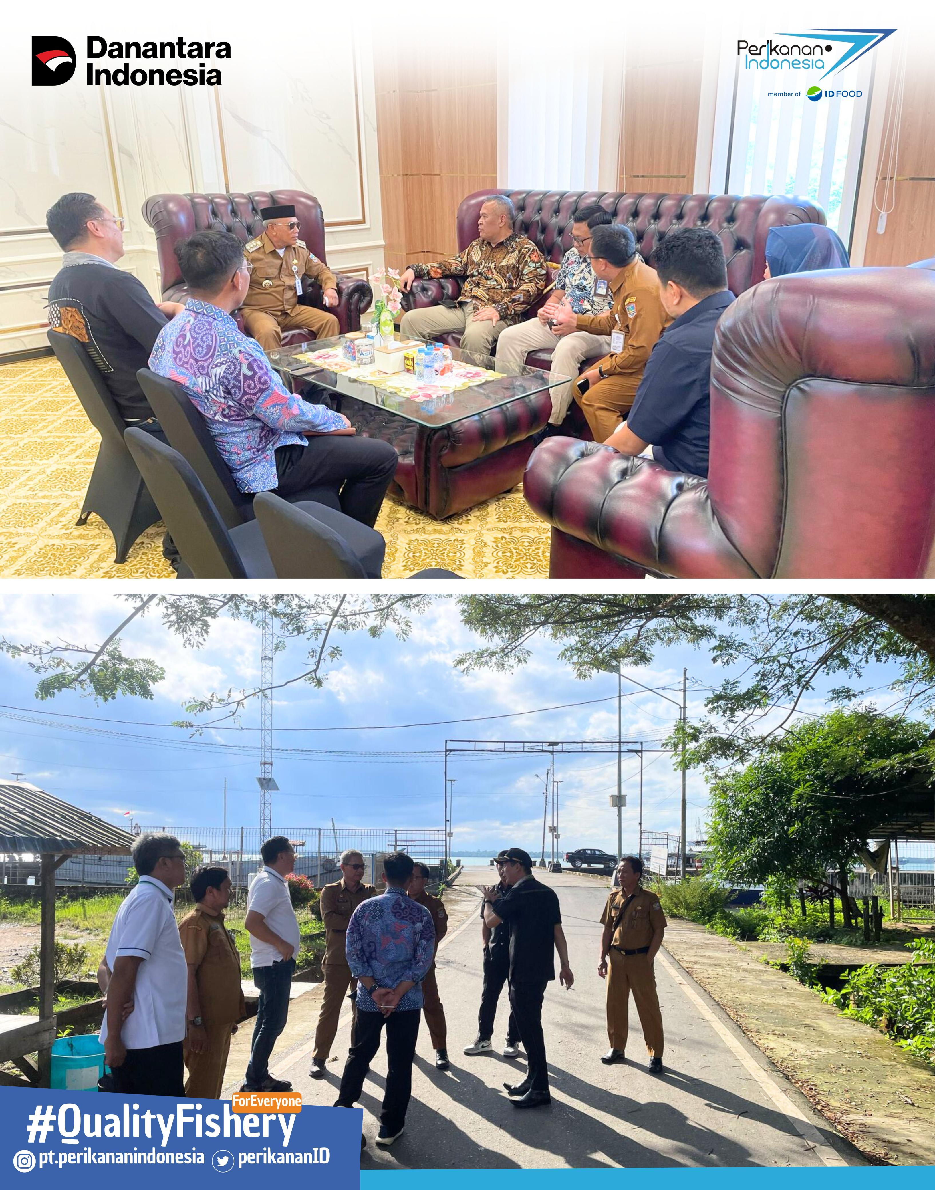 Sinergi Ketahanan Pangan Bidang Kelautan dan Perikanan, PT Perikanan Indonesia Jajaki Kerja Sama dengan Bupati Kotabaru, Kalsel