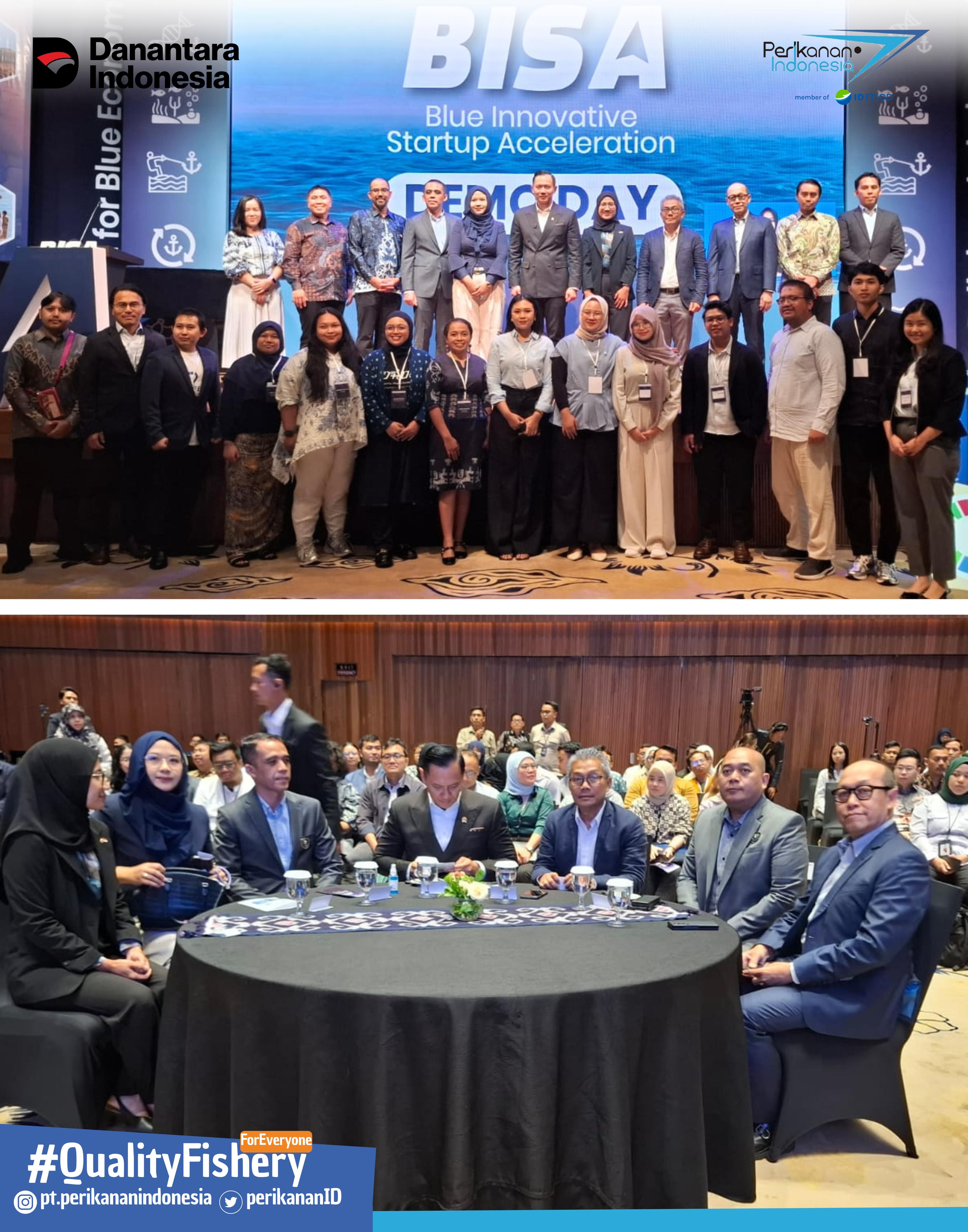 PT Perikanan Indonesia mendukung penuh program Blue Innovative Startup Accelaration (BISA) 