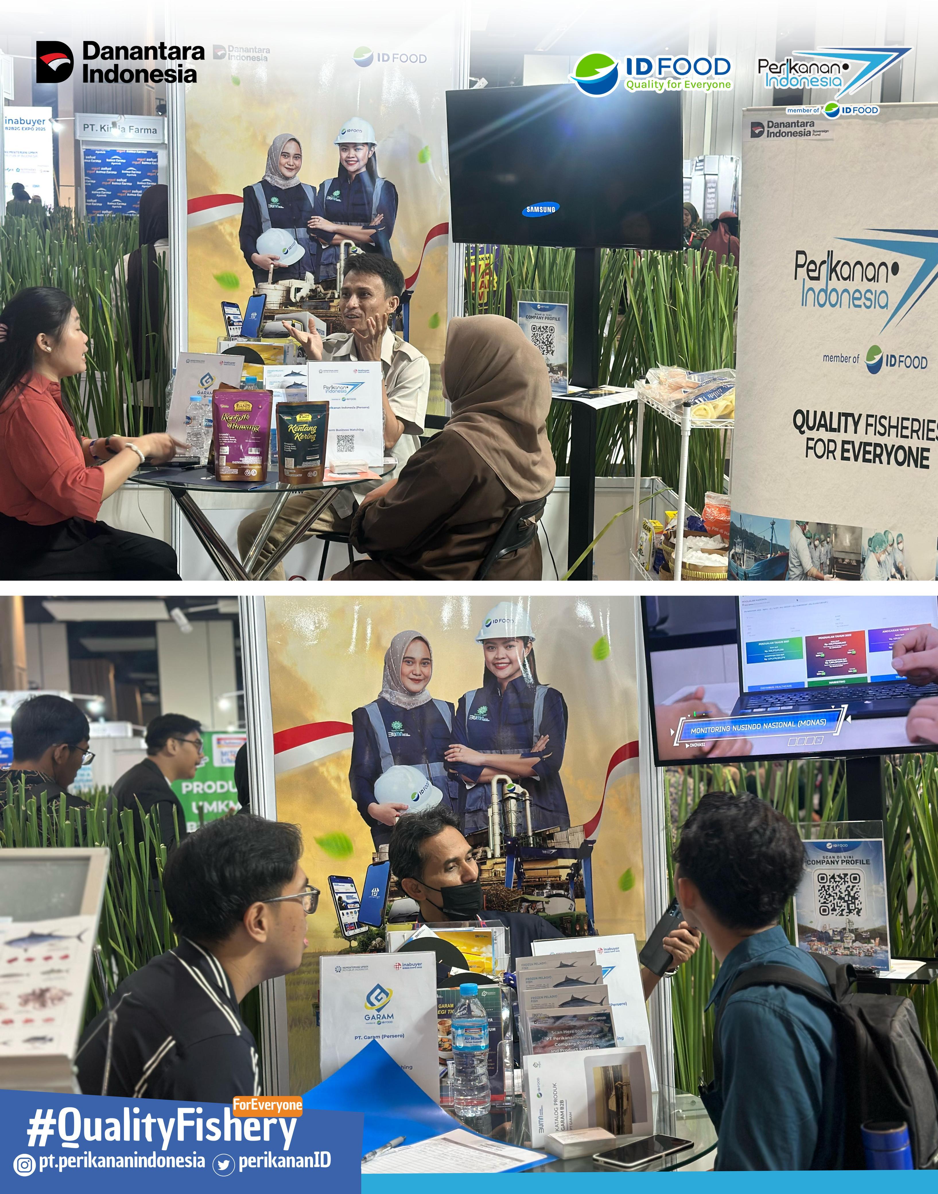 PT Perikanan Indonesia berpartisipasi dalan pameran INABUYER EXPO 2025