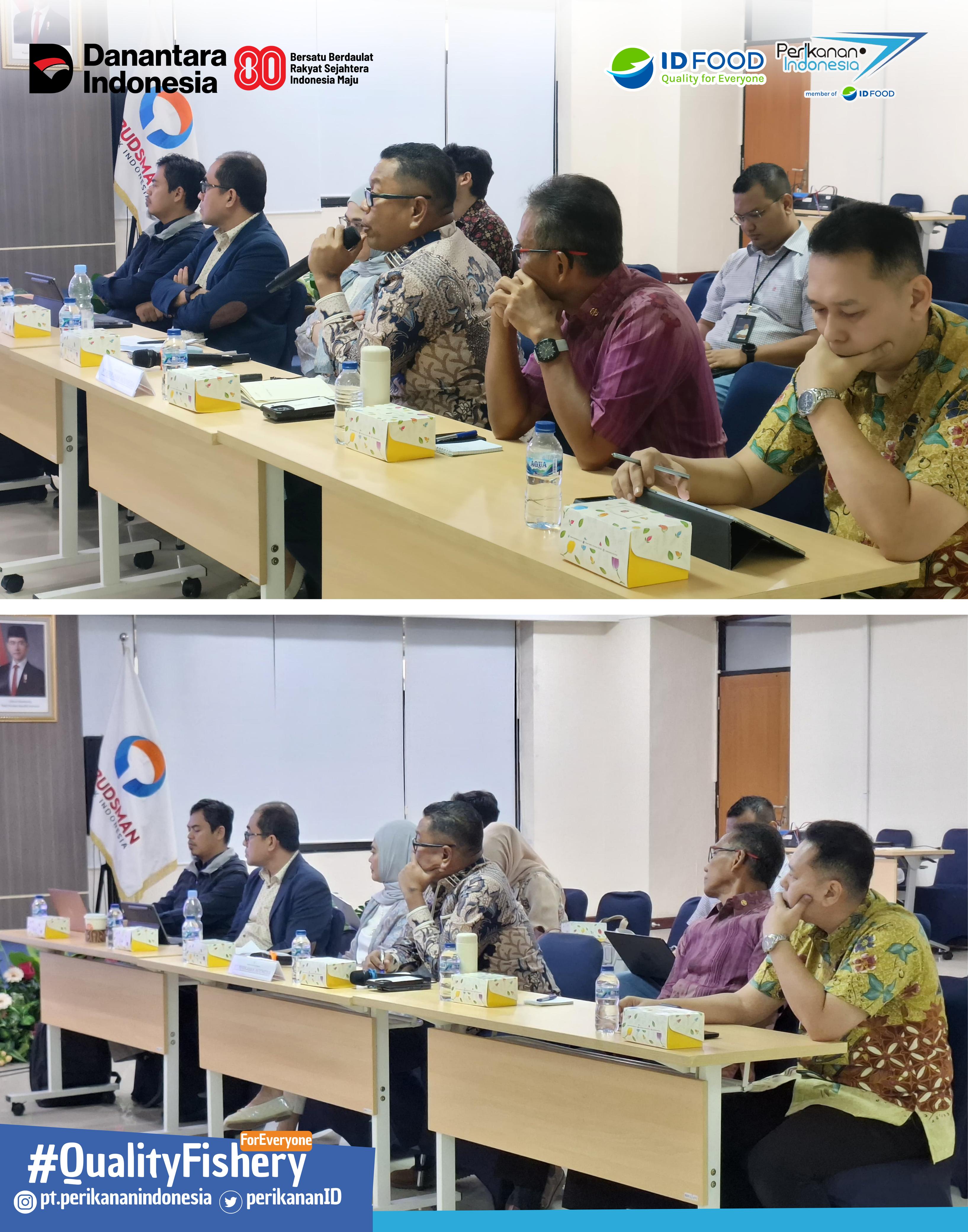 Ombudsman RI Memberikan Kendali penuh kepada PT Perikanan Indonesia dalam mengelola layanan penetapan sewa pemanfaatan tanah kepelabuhanan