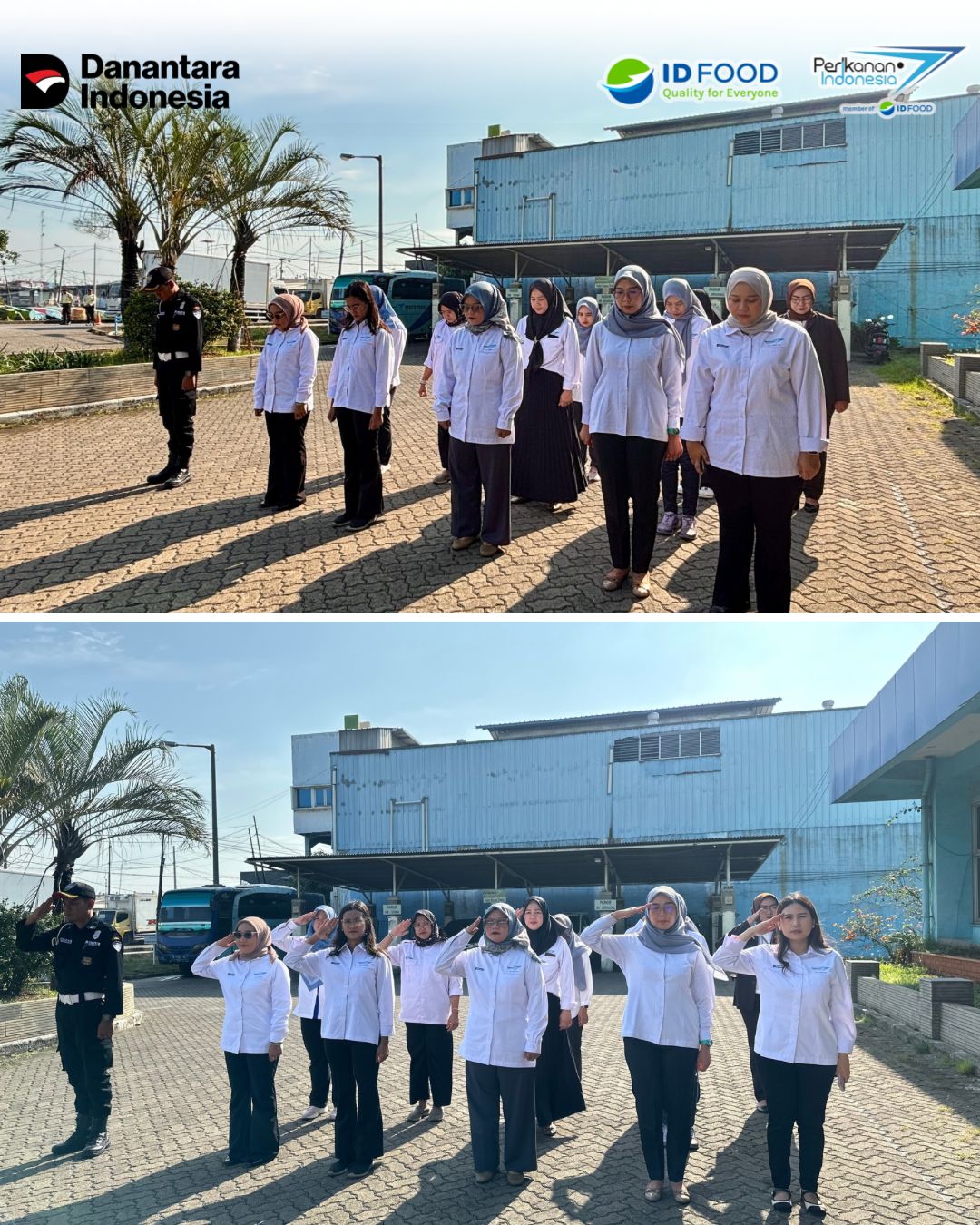 PT Perikanan Indonesia menggelar upacara bendera dalam rangka memperingati Hari Kesaktian Pancasila