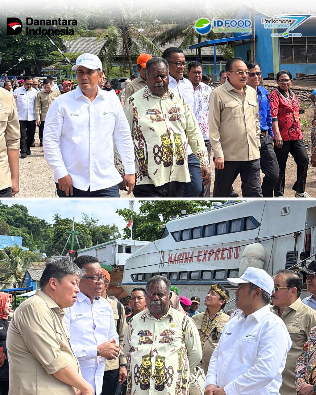 PT Perikanan Indonesia bersama ID FOOD mendampingi kunjungan reses Komisi IV DPR RI ke Provinsi Papua Barat Daya
