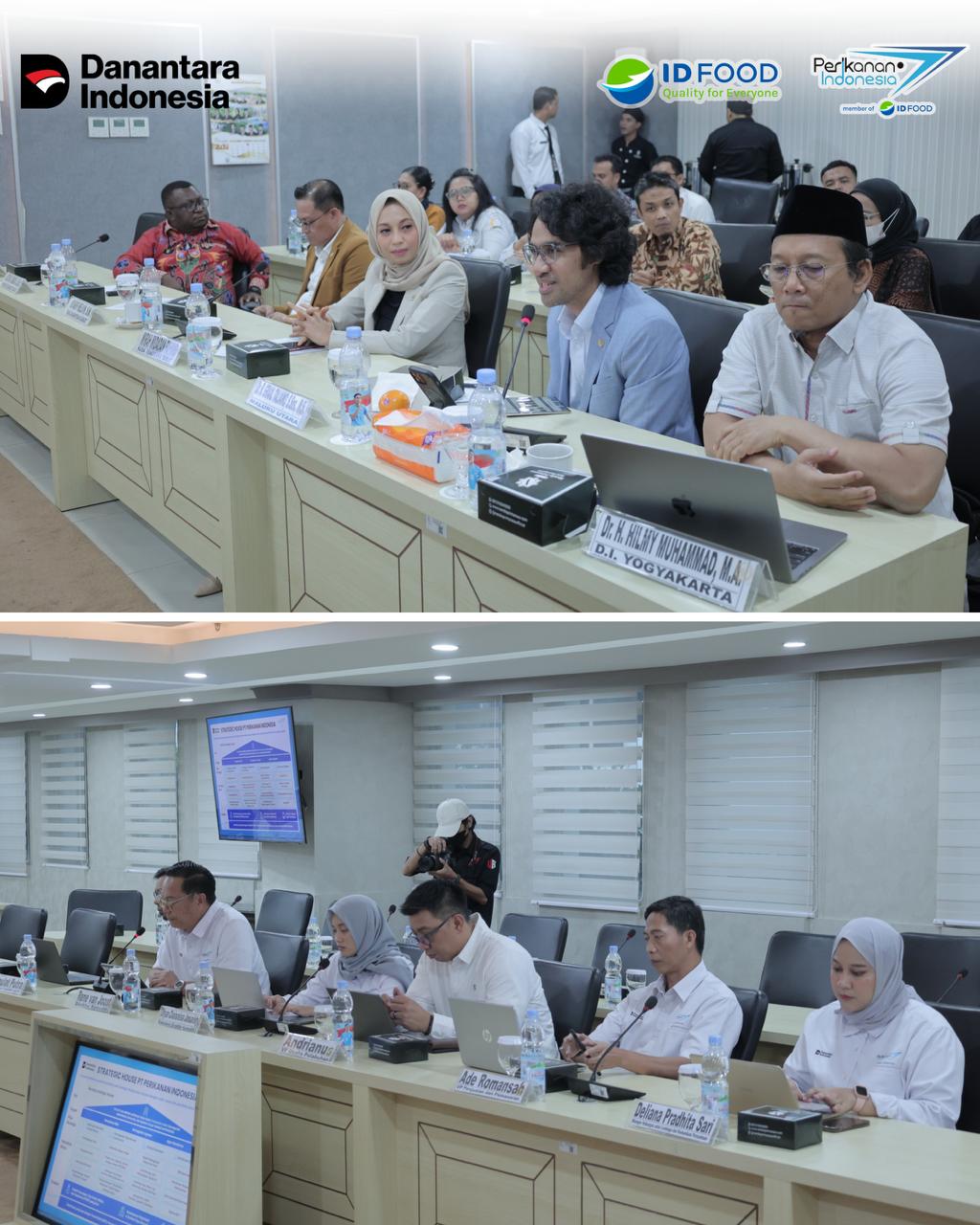 PT Perikanan Indonesia melakukan rapat dengar pendapat bersama Komisi II DPD RI